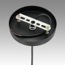 Подвесной светильник LUMION ELENIKA 8057/1А SUSPENTIONI LN24 E27 1*60W 220V черный/смоки металл/стекло