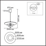 Подвесной светильник LUMION FELTA 8296/11AL