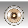 Подвесной светильник LUMION GALLO 8067/1A MODERNI LN25 299 G9 1*20W 220V хром/амбер/прозрачный, металл/стекло
