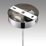 Подвесной светильник LUMION GALLO 8066/1A MODERNI LN25 299 G9 1*20W 220V хром/серый/прозрачный, металл/стекло