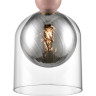 Подвесной светильник LUMION GALLO 8066/1A MODERNI LN25 299 G9 1*20W 220V хром/серый/прозрачный, металл/стекло