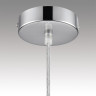 Подвесной светильник LUMION GALLO 8066/1A MODERNI LN25 299 G9 1*20W 220V хром/серый/прозрачный, металл/стекло
