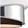 Подвесной светильник LUMION INDIRA 8040/3 MODERNI LN25 Е27 3*60W 220V никель/белый/серебро/черный, металл/текстиль