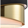 Подвесной светильник LUMION INDIRA 8041/3 MODERNI LN25 Е27 3*60W 220V никель/черный/золото/белый, металл/текстиль
