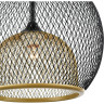 Подвесной светильник LUMION LEONELA 8052/1А SUSPENTIONI LN24 E27 1*60W 220V черный/черный, золото металл/металл