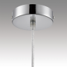 Подвесной светильник LUMION LORENZO 8065/1A MODERNI LN25 298 E27 1*60W 220V хром/амбер, металл/стекло