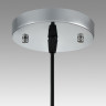 Подвесной светильник LUMION MANOLA 8047/1А SUSPENTIONI LN24 E27 1*60W 220V хром/зеленый металл/стекло