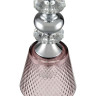 Подвесной светильник LUMION MANOLA 8048/1А SUSPENTIONI LN24E27 1*60W 220V хром/розовый металл/стекло
