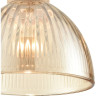 Подвесной светильник LUMION NATANA 8054/1А SUSPENTIONI LN24 E27 1*60W 220V дерево/амбер металл/стекло