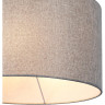 Подвесной светильник LUMION NIKKI 8251/2 MODERNI LN25 000 Е27 2*60W 220V никель/серый, металл/текстиль