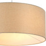 Подвесной светильник LUMION NIKKI 8250/3 MODERNI LN25 000 Е27 3*60W 220V никель/бежевый, металл/текстиль