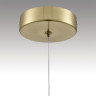 Подвесной светильник LUMION SOLIDA 8087/1A MODERNI LN25 302 G9 1*20W 220V золото/белый, металл/стекло