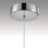 Подвесной светильник LUMION SOLIDA 8088/1A MODERNI LN25 302 G91*20W 220V хром/белый, металл/стекло
