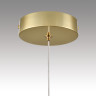 Подвесной светильник LUMION TRINO 8080/1A LEDIO LN25 000 LED 1*3W 220V золото/прозрачный металл/акрил