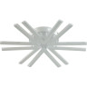 Потолочная люстра ALBERTA 8029/60CL LEDIO LN25 8029/60CL с ПДУ LED 60W 3000-6000К 220V белый/белый, металл/акрил