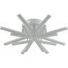 Потолочная люстра LUMION ALBERTA 8029/65CL LEDIO LN25 с ПДУ LED 65W 3000-6000К 220V белый/белый, металл/акрил