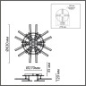 Потолочная люстра LUMION ALBERTA 8029/95CL LEDIO LN25 с ПДУ LED 95W 3000-6000К 220V белый/белый, металл/акрил