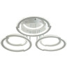 Потолочная люстра LUMION OSAKA 8028/80CL LEDIO LN25 с ПДУ LED 80W 3000-6000К 220V белый/белый, металл/акрил