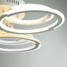 Потолочная люстра LUMION OSAKA 8028/80CL LEDIO LN25 с ПДУ LED 80W 3000-6000К 220V белый/белый, металл/акрил