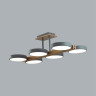 Потолочная люстра LUMION PLATO 8031/108CL LEDIO LN25 LED 108W 3000-6000К 220V серый, дерево/металл, акрил