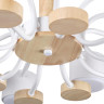 Потолочная люстра LUMION RONDO 8196/10C COMFI LN25 262 LED GX53 10*9W 220V белый, металл/дерево/пластик