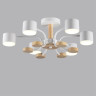 Потолочная люстра LUMION RONDO 8231/6C COMFI LN25 262 LED GX53 6*9W 220V белый, металл/дерево/пластик