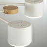 Потолочная люстра LUMION RONDO 8195/7C COMFI LN25 262 LED GX53 7*9W 220V белый, металл/дерево/пластик