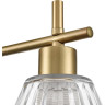 Потолочная люстра LUMION VIVIAN COMFI LN25 8188/2C E14 2*40W 220V латунь/прозрачный, металл/стекло