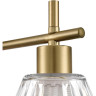Потолочная люстра LUMION VIVIAN COMFI LN258188/3C E14 3*40W 220V латунь/прозрачный, металл/стекло