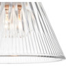 Потолочная люстра LUMION VIVIAN COMFI LN258188/3C E14 3*40W 220V латунь/прозрачный, металл/стекло