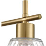 Потолочная люстра LUMION VIVIAN COMFI LN25 8188/4C E14 4*40W 220V латунь/прозрачный, металл/стекло