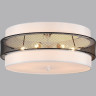 Потолочный светильник LUMION ANIMAISA 8002/6C MODERNI LN24 Е27 6*60W 220V белый, черный металл/металл, текстиль