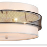Потолочный светильник LUMION ANIMAISA 8002/6C MODERNI LN24 Е27 6*60W 220V белый, черный металл/металл, текстиль