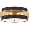 Потолочный светильник LUMION ANIMAISA 8003/6C MODERNI LN24 Е27 6*60W 220V черный/черный, золотой металл/металл, текстиль