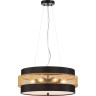 Потолочный светильник LUMION DRUMY 6597/40L LEDIO LN24 LED 40W 4000К 220V черный, античная латунь/античная латунь металл/металл, стекло