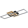 Потолочный светильник LUMION GOLDY 8021/90CL LEDIO LN24 с пультом ДУ LED 90W 220V 3000-6500Кчерный/золотой/черный, металл/акрил