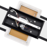 Потолочный светильник LUMION GOLDY 8021/90CL LEDIO LN24 с пультом ДУ LED 90W 220V 3000-6500Кчерный/золотой/черный, металл/акрил