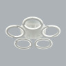 Потолочный светильник LUMION KALIFA 8027/55CL LEDIO LN25 с ПДУ LED 55W 3000-6000К 220V белый/белый, металл/акрил