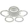 Потолочный светильник LUMION KALIFA 8027/55CL LEDIO LN25 с ПДУ LED 55W 3000-6000К 220V белый/белый, металл/акрил