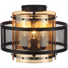 Потолочный светильник LUMION ZARINA 8007/3C MODERNI LN24 Е14 3*40W 220V черный/черный, золотой металл/металл, стекло
