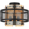 Потолочный светильник LUMION ZARINA 8007/3C MODERNI LN24 Е14 3*40W 220V черный/черный, золотой металл/металл, стекло
