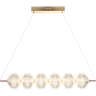 Светильник подвесной LUMION CAPRICE 6577/36L LEDIO LN24 LED 36W 220V золото/прозрачный/металл/пластик