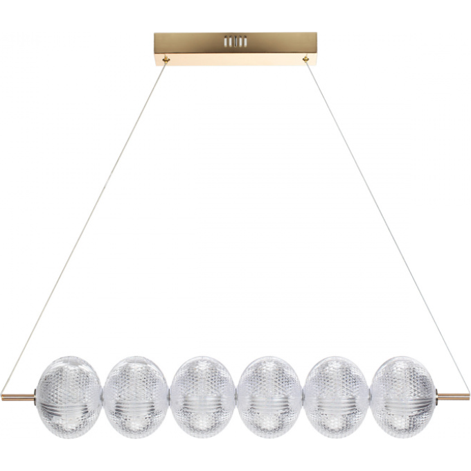 Светильник подвесной LUMION CAPRICE 6577/36L LEDIO LN24 LED 36W 220V золото/прозрачный/металл/пластик