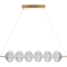 Светильник подвесной LUMION CAPRICE 6577/36L LEDIO LN24 LED 36W 220V золото/прозрачный/металл/пластик