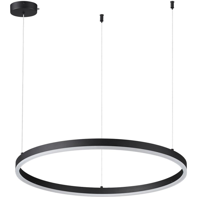 Светильник подвесной LUMION ECHO 6530/50L LEDIO LN23 015 LED 50W 3000-6000K 1966Лм 220V чёрный