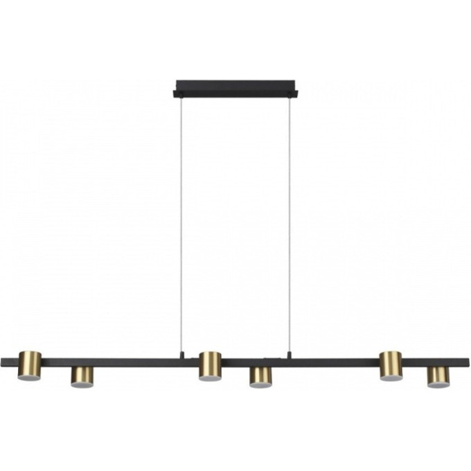 Светильник подвесной LUMION FLINT 6532/40L LEDIO LN23 029 LED 40W 3000-6000K 1357Лм 220V чёрный латунь