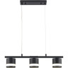 Светильник подвесной LUMION LANIKA 8240/3 COMFI LN25 LED GX53 3*7W 220V черный, металл/акрил