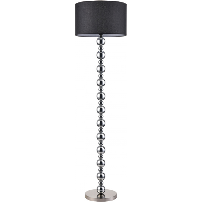 Торшер LUMION NAVILA 8079/1F NEOCLASSI LN25 369 E27 1*60W 220V хром/черный металл/текстиль