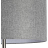 Торшер LUMION NIKKI 8251/2F MODERNI LN25 000 Е27 2*60W 220V никель/серый, металл/текстиль