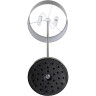 Торшер LUMION NIKKI 8251/2F MODERNI LN25 000 Е27 2*60W 220V никель/серый, металл/текстиль